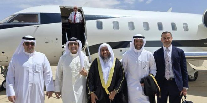وفد كويتي برئاسة رجل الأعمال فهد الغانم يزور سوريا