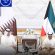 سمو الأمير يستقبل رئيس الوزراء القطري ويتسلم رساله خطية من أمير دولة قطر