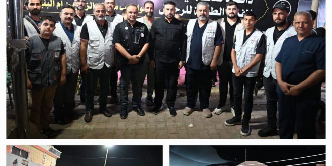 فريق ياحسين الطبي في ميسان : ينقذ 134 زائراً في حادث تسرب غاز الكلور