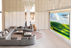 (LG) تكشف عن حقبة جديدة من سينما المنازل الفاخرة مع شاشة LG MAGNIT Active Micro LED.