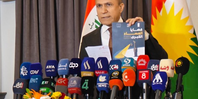 هيئة النزاهة في إقليم كوردستان العراق: شهد العام الحالي أكبر عدد من ملفات الفساد المحالة إلى المحاكم هيئة النزاهة في إقليم كوردستان العراق: شهد العام الحالي أكبر عدد من ملفات الفساد المحالة إلى المحاكم