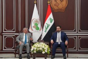 محافظ الأنبار يستقبل السنافي ويشيد بدور اتحاد المقاولين في دعم الاعمار