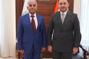محسن الحميد ووزير التجارة يبحثان تعزيز الاستثمار وترصين العلاقات الاقتصادية الدولية